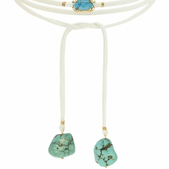 14k Turquoise choker - Picture 3 of 4